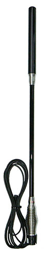 Satellite phone communications and GPS antenna, black, 1616-1626MHz, 1563-1587MHz, 2 x 5m cable tails, SMA male, 3dB – 750mm